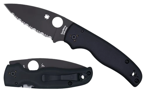 Spyderco Shaman, Spy C229gpbk       Shaman Black Blade