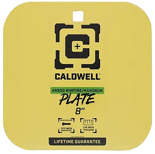 Caldwell Gong, Cald 4002878   Ar500 1/4" Rimfire/handgun 8" Gong