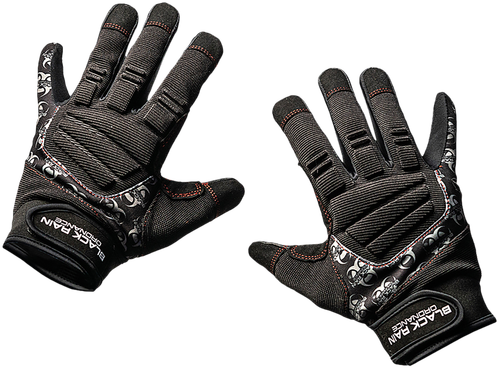 Black Rain Tactical Gloves, Bro Tact-glove-blk/gry-xl     Tact Glove B/g    Xl