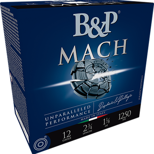 B&p Ammunition Mach, B&p 12b78f28  Mach 12g 7/8 Oz                25/10