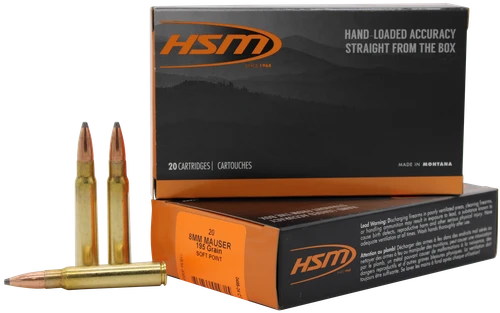 Hsm , Hsm 8mauser5n    8mmmau  195 Sp              20/20