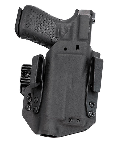 Mission First Tactical Pro Series Light-Bearing IWB Holster for Glock 19 with TLR-1 - Black