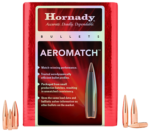Hornady , Horn 227711 Bull  .224 69   Hpbt Aeromatch   500/6