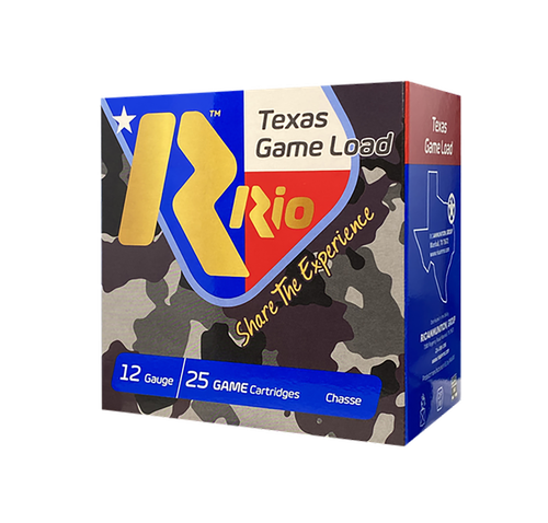 Rio Ammunition Texas Game Load, Rio Tg366tx    Txgame Load 12 2.75 6sht 11/4 25/10