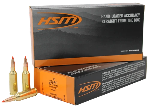 Hsm Varmint, Hsm 22arc-3-n    22arc    60 Vmax            20/25