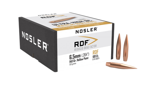 Nosler Rdf, Nos 49824 Rdf Match .264  140 Hpbt  100