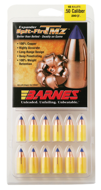 Barnes Bullets Spit-fire Tmz, Brns 30594               .451 50c 290 Tmz Sptzf 15