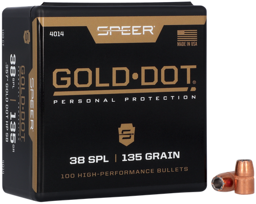 Speer Ammo Gold Dot, Speer 4014      Bull .357 135 Gdhp           100/5