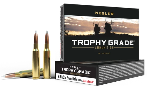 Nosler Trophy Grade, Nos 60022 Trophy 6.5x55   140 Ab             20/10