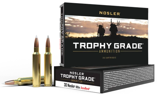 Nosler Trophy Grade, Nos 60117 Trophy 30 Nos   180 Accubond       20/10