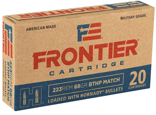 Frontier Cartridge Military Grade, Frontier Fr160       223   68 Bthp Match     20/25