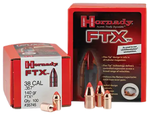 Hornady Ftx, Horn 50102  Bull .500  300 Ftx 500sw         50/25