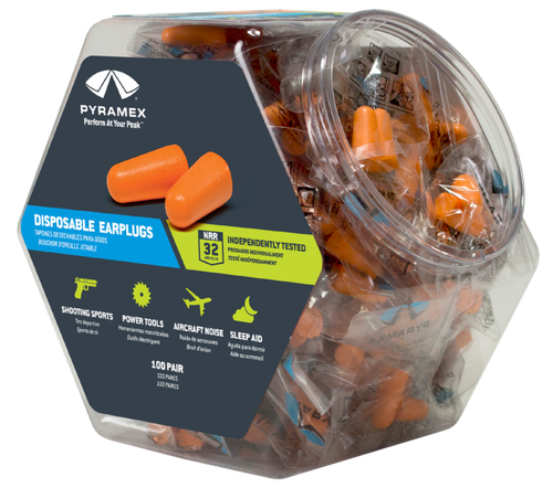 Pyramex Disposable, Pyra Pydp1000bn  Earplug Bin 100pair