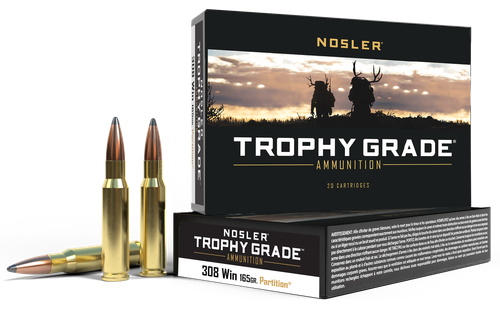 Nosler Trophy Grade, Nos 60053 Trophy 308win   165 Pt             20/10