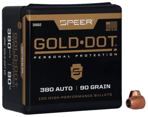 Speer Ammo Gold Dot, Speer 3992      Bull .355  90 Gdhp           100/5