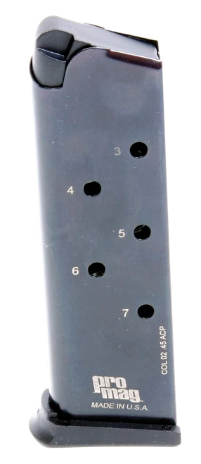 Promag Standard, Pro Col02    Mag Colt Govt 45acp   7rd