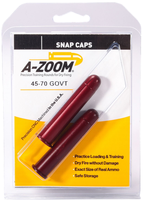 A-zoom Rifle, Azoom 12231      Snap Caps 45-70               2pk
