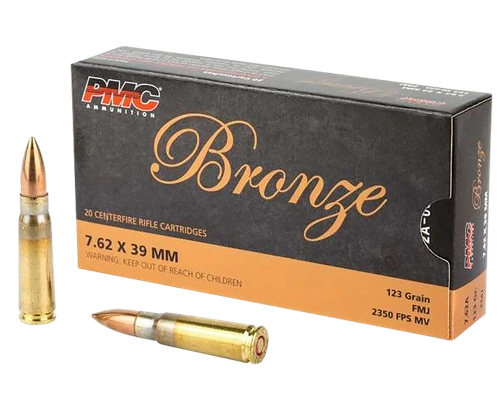 Pmc Bronze, Pmc 7.62a   7.62x39  123 Fmj Tgt             20/25