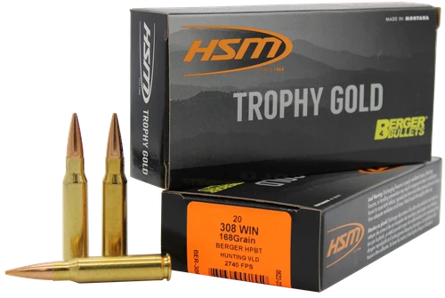 Hsm Trophy Gold, Hsm 308168vld    308     168 Hpbt Vld        20/25