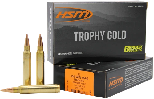 Hsm Trophy Gold, Hsm 300wm185vld  300win  185 Vld             20/20