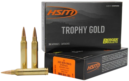 Hsm Trophy Gold, Hsm 300wm210vld  300win  210 Vld             20/20