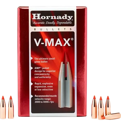 Hornady V-max, Horn 22281  Bull .224  60 Vmax              100/40