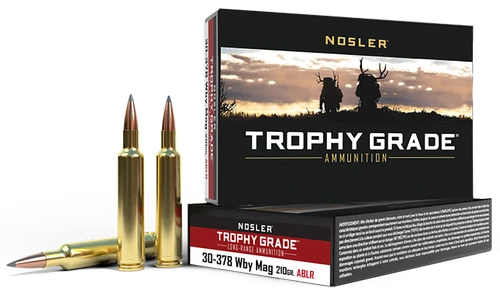 Nosler Trophy Grade, Nos 60133    30-378 Wby   210 Ablr           20/10