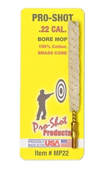 Pro-shot Bore Mop, Proshot Mp22            .22cal Cotton Mop