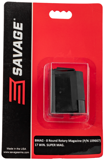 Savage Bmag Series, Sav 90020 Mag Bmag Ser 17wsm Rotary            8rd