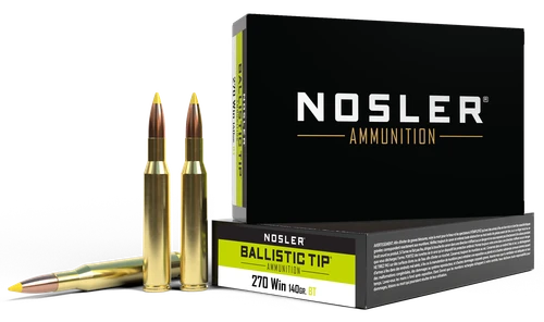 Nosler Ballistic Tip, Nos 40055 Trophy 270      140 Bt             20/10
