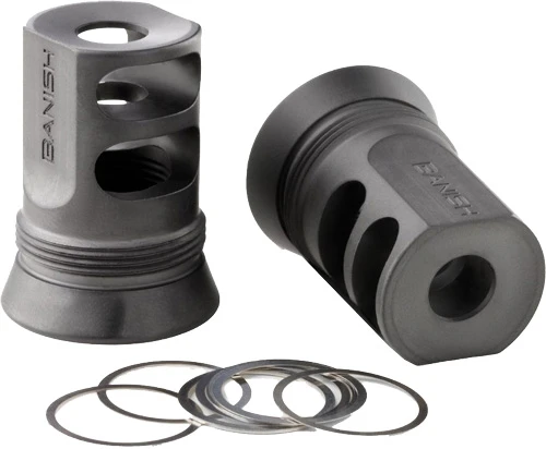Banish Suppressors 4578 - Muzzle Brake 30gold 1/2x28