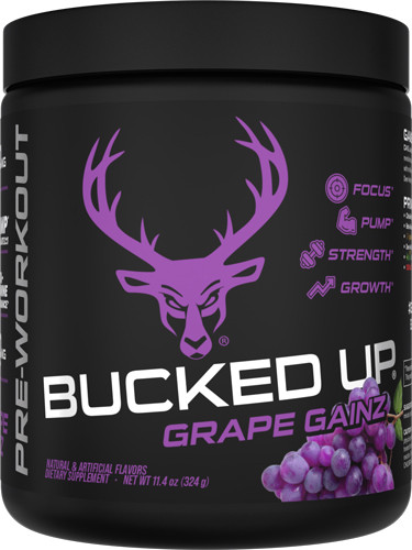 Bucked Up Pre-workout Grape - Gainz 30 Servings