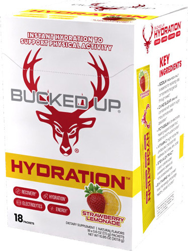Bucked Up Hydration 2.0 - Strawberry 18 Count