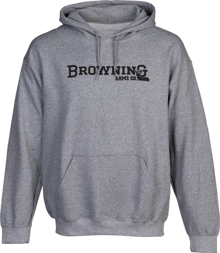 Browning Hoodie Backfence - Heather Gray Large