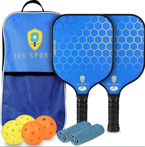 Tkg Sports Fiberglass - Pickleball Set W/carry Bag!