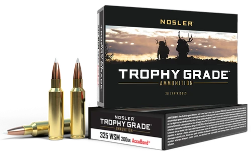 Nosler Trophy Grade, Nos 60077 Trophy 325wsm   200 Ab             20/10