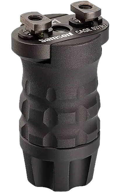 Samson Short Grenade Vertical Grip, Sam 04-05102-01 Vertical Grip Short Grenade Blk
