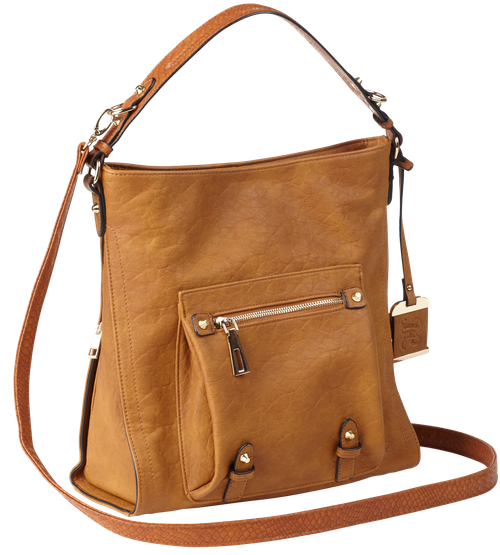 Bulldog Hobo Purse, Bdog Bdp054      Hobo Anna Purse Hlstr      Cognac