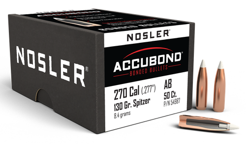 Nosler Accubond, Nos 54987 Accubond   270 130 Sptzr  50
