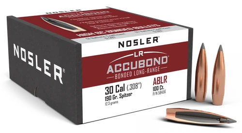 Nosler Accubond, Nos 58456 Accubond Lr .308 190 Sp   100