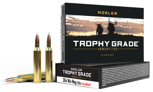 Nosler Trophy Grade, Nos 60019 Trophy 264win   130 Ab             20/10