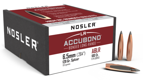 Nosler Accubond, Nos 58943 Accubond Lr .264 129 Sp   100