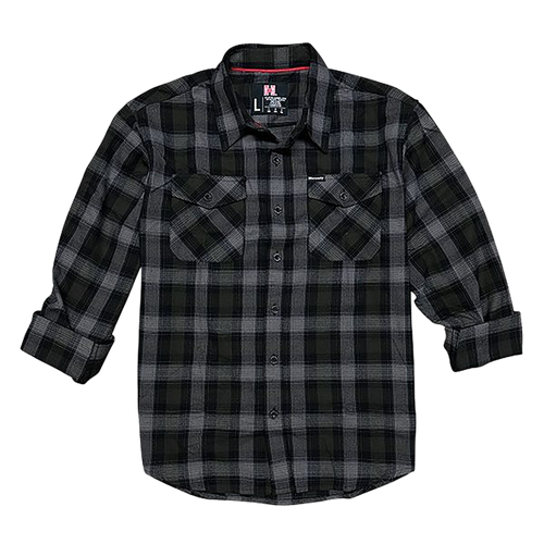 Horizon Design Flannel Shirt, Hdesign 32214  Hornady L/s Flannel        Xl Olive