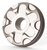 Rugged Suppressor Ti Front Cap, Rugged Fc005   Ti Front Cap   7.62mm