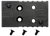 Glock Adapter Plate, Glk 74015      Mos Adapter Plate 08 Set/pkg
