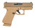 GLOCK 43X MOS 9mm 3.41" Coyote Tan 15+1 – UX4350204NR15ORDEBOT