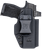 Rounded Gear Universal Kydex IWB Holster Compact for Compact Handguns - Black
