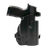 Rounded Gear Carbon Fiber Kydex OWB Paddle Holster for Sig P365 with TLR-7 Sub - Black Carbon Fiber