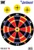 Splatter Shot Target 12"x18" - Dartboard 8pk