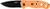 Ruko Folder 3.25" Blaze Orange - Handle Clamshell